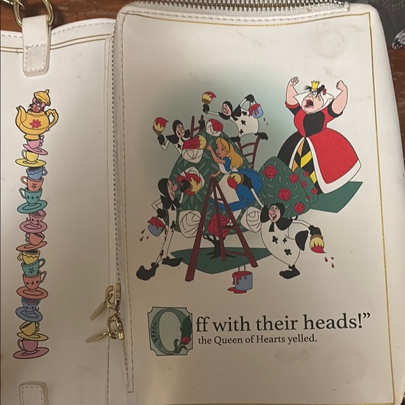 Disney Blue and Gold Alice Crossbody Bag - Picture 4 of 5